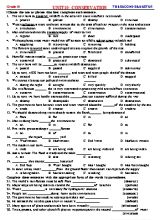 Bài tập Tiếng Anh Lớp 10 - Unit 10 Conservation